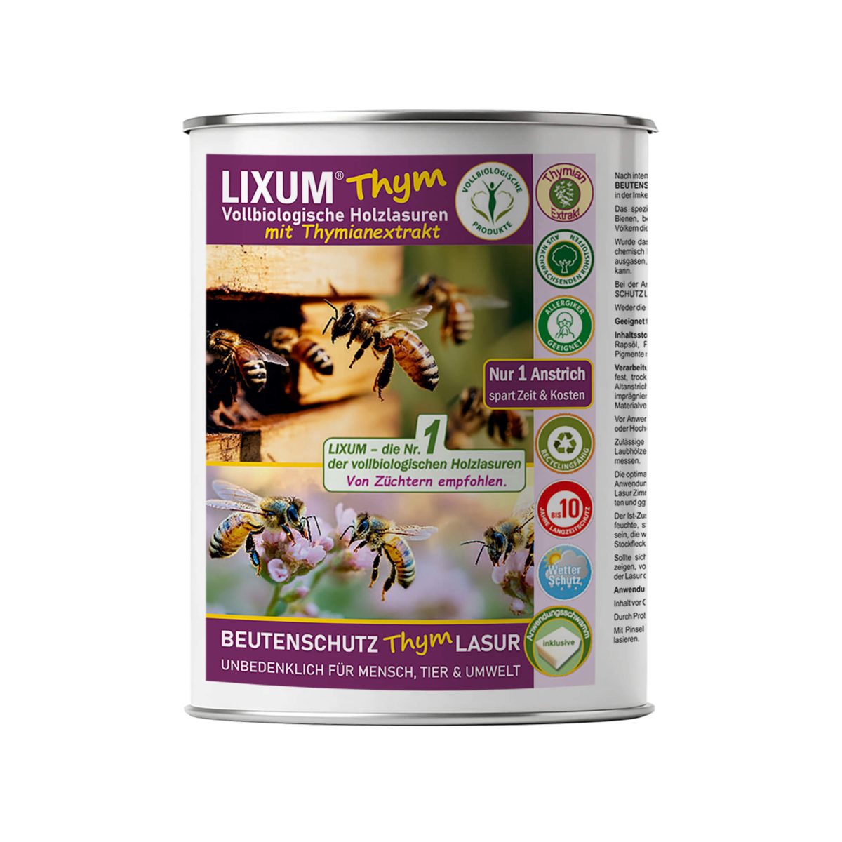Lixum-Thym-Beutenschutz
