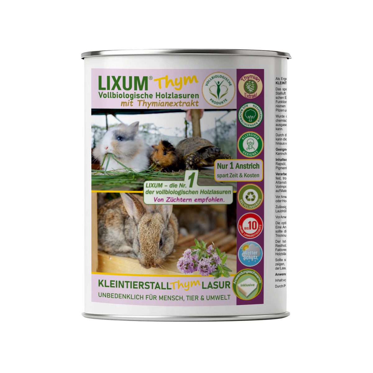 Lixum-Thym-Kleintierstall