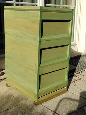 Lixum Lasur - grünes großes Bienenbeuten