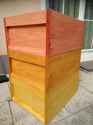 Lixum - rot/orange großes Bienenbeuten