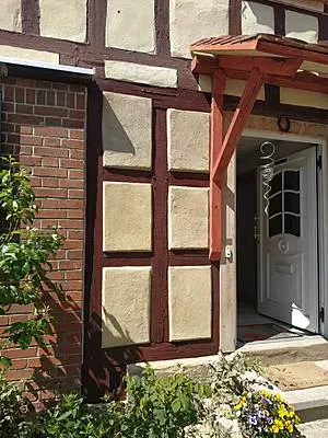 Lixum - Fachwerk nachher Bild mit Lasur