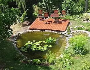 Lixum - Universell Lasur mit Stühlen und Teich