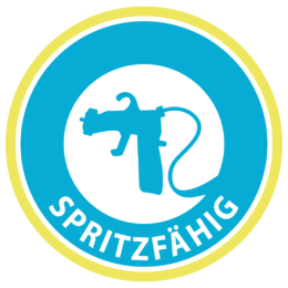 Spritzfähig